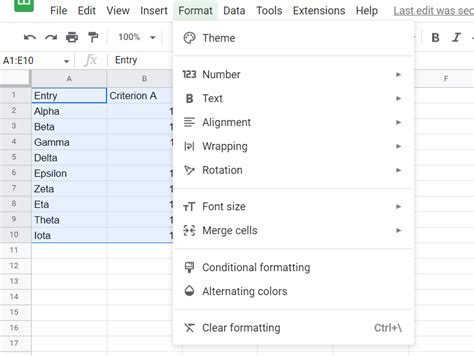 How to Color Every Other Row in Google Sheets.